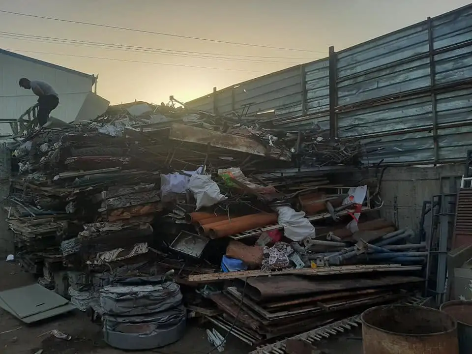 Mersin hurdacı hurda değerlendirme sahası