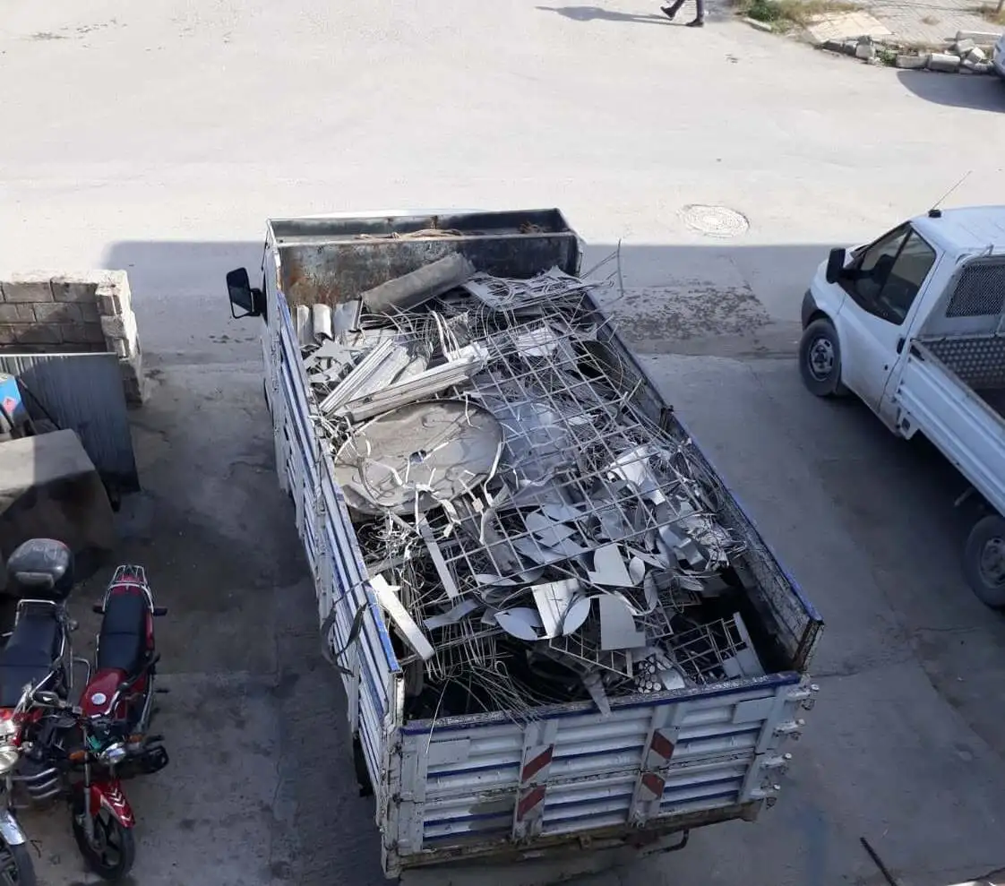 Mersin hurdacı Koç Metal saha görüntüsü