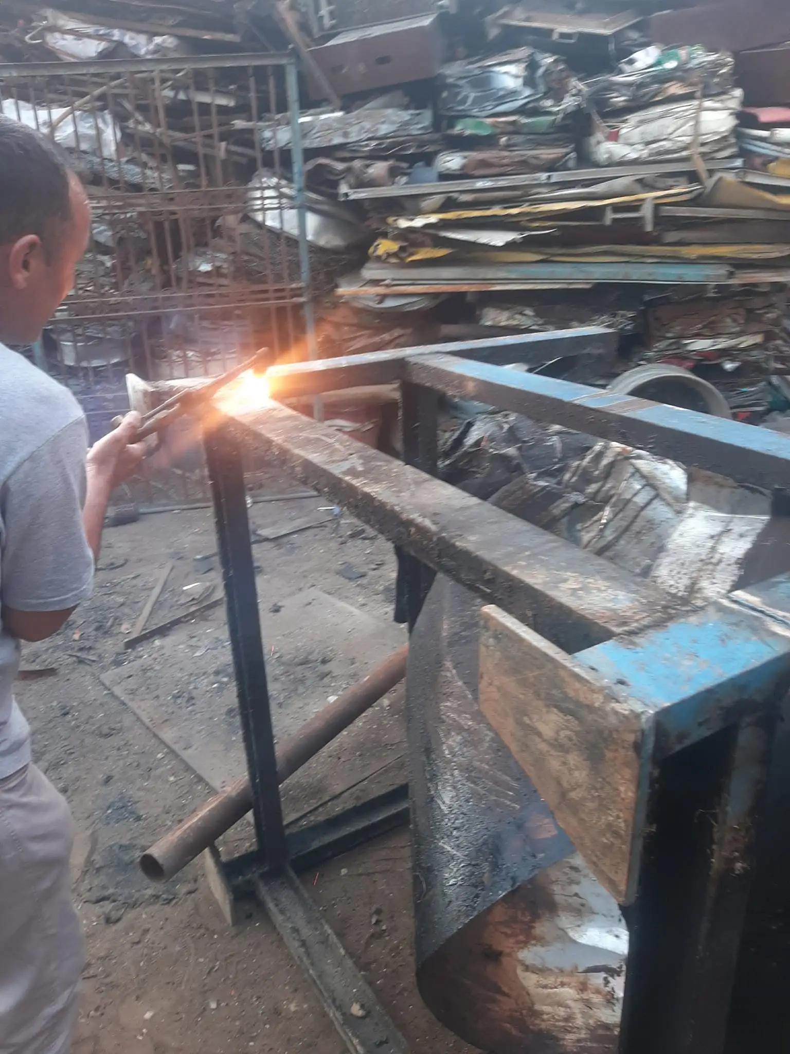 Mersin hurdacı metal hurda çalışması